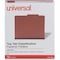 Universal Classification Folder, Letter, Red, 10PK UNV10290 - alternate 2