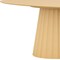 Homeroots 67" Natural Wood Double Pedestal Base Oval Dining Table 720669 - alternate 5
