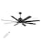 Jonathan Y Octo 66" 1-Light Contemporary Industrial Iron/Plastic Mobile-App/Remote-Controlled 6-Speed Ceiling F JYL9713A - alternate 18