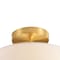 Jonathan Y Isabella 15" 3-Light Modern Contemporary Metal Tapered Drum LED Semi Flush Mount, Brass Gold JYL9922A - alternate 10