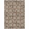 Homeroots 9' X 12' Brown Gray And Beige Floral Washable Indoor Outdoor Area Rug 595935 - alternate 9