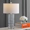 Jonathan Y Cole 27.5" Modern Fused Glass Cylinder LED Table Lamp, Clear, 2PK JYL4016B-SET2 - alternate 12
