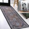 Jonathan Y Dalyan Geometric Medallions Non-Slip Machine-Washable Brown/Blue/Gray 2 ft. x 8 ft. Runner Rug WSH101B-28 - alternate 1