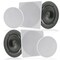 Pyle Pyle Pair 6.5 in Flush Mount In-wall In-ceiling Speakers, Polypropylene Cone, 200W, Changeable Grills PDIC1666 - alternate 1