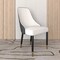 Leisuremod Allure Modern Dining Chair In Black Fabric and Oak Wood Legs, 4PK AC49WBL4 - alternate 10