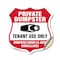 Signmission Private Dumpster Shield Sign Tenant Use, 12 Inch X 12 Inch, Vinyl Decal SHI-D-12-438 - alternate 1