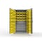 Strong Hold 14 GA Bin Cabinet with 1 Shelf, 4 Drawers - 48 In W. x 72 In. H x 24 In. D - 164 Yellow Bins 46-BBS-241-4DB-164Y-L - alternate 1