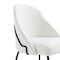Manhattan Comfort Gracie Dining Chair in White and Black - Set of 2 2-DC100-BWH - alternate 9
