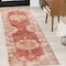 Jonathan Y Rosalia Cottage Medallion Peach/Ivory 2 ft. x 8 ft. Runner Rug MDP403F-28 - alternate 1