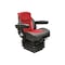Uni Pro 1007 Air Suspension Seat 12-Volt Red/Black Fabric 8565 - alternate 8