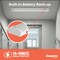 Bulbrite 2 ft. 3000K LED Dimmable Wraparound Light W/ Battery Backup (120-277v), 2300lm, White 773504 - alternate 17