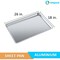 Amgood 18 in. x 26 in. Full Size Perforated Aluminum Bun / Sheet Pan AMG PBP-19G-1826-1PK-Z - alternate 8