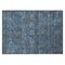 Homeroots 2' X 3' Navy and Black Oriental Washable Non Skid Indoor Outdoor Area Rug 563826 - alternate 9