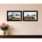 Homeroots Set Of Two Vintage Farm Trucks 2 Black Framed Print Wall Art, 2PK 406075 - alternate 3
