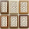 Homeroots 4" x 4" Green And Red Vinyl Arabesque Peel And Stick Removable Tiles 571324 - alternate 8