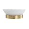 Jonathan Y Julienne 20.5" Glass/Metal LED Table Lamp, White/Brass Gold JYL1040A - alternate 9