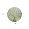 Homeroots 8' Round Green Round Abstract Washable Non Skid Indoor Outdoor Area Rug 559690 - alternate 8