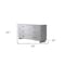 Homeroots 63" White Six Drawer Double Dresser 490463 - alternate 4