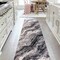 Jonathan Y Kassia Contemporary Glam Abstract Marble Charcoal/Cream 2 ft. x 8 ft. Runner Rug SEU300A-28 - alternate 7