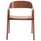 Leisuremod Rivo Collection Elegant Dining Chair in Dark Natural Wood RC20LBR - alternate 9