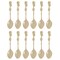 Hic Kitchen Fino Spoon Demi Rose Gold Plate 12Pc GD-9/12 - alternate 1