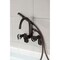 Kingston Brass 7-Inch Adjustable Wall Mount Clawfoot Tub Faucet, Oil Rubbed Bronze AE8155CG - alternate 5