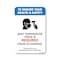 Signmission Public Safety, Body Temperature Check Is Required, 10in X 7in Rigid Plastic, OS-NS-P-710-25435 OS-NS-P-710-25435 - alternate 1