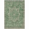 Homeroots 3' X 5' Emerald Medallion Washable Indoor Outdoor Area Rug 608016 - alternate 9