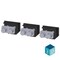 Siemens front main circuit connections 3 units for fixed-mounted circ. breaker 3VW9011-0AL01 - alternate 3