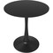 Leisuremod Bristol Modern Round Dining Table with MDF Wood Top and Steel Pedestal Base BTBL-27BL - alternate 1