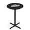 Holland Bar Stool Co 42" Blk Wrinkle Bemidji State Pub Table, 36" dia. Top L211B4236BmijSt - alternate 1