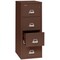 Fireking 4 Drawer, 1 Hr Fire & impact rated, 25" depth Legal Brown 4-2125-CBR - alternate 4