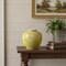 Homeroots 9" Yellow And White Chinoiserie Floral Porcelain Table Vase 574266 - alternate 8