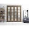 Sartodoors Sliding Closet Double Bi-fold Doors Oak Solid Core Modern Interior QUADRO4002DBF-AKA-72 x 80 (4* 18x80) - alternate 3