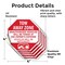 Signmission Tow Away Zone Unauthorized Vehicles, 4 inch X 4 inch, Vinyl Decal, 5PK OC-D-5PACK-4-322 - alternate 3