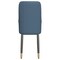 Leisuremod Allure Modern Dining Chair In Yale Blue Fabric and Oak Wood Legs AC49BU - alternate 10
