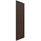 Ekena Millwork 12W x 32H True Fit PVC Diagonal Slat Modern Style Fixed Mount Shutters, Raisin Brown, PR TFP001DG12X032TB - alternate 13