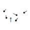 Malco Black Painted Zip-in Self-Piercing Sheet Metal Screws, Size 8 Shank, 3/4" Length, 100PK HW8X3/4ZBG - alternate 2