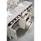 James Martin Vanities Brittany 72'' D Vanity, Bright White Vanity w/ Victorian Sil Silestone Top w/ Wireless Charger 655-V72-BW-FVSL - alternate 10