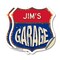 Signmission Jim's Garage, 18 inch X 18 inch, Vinyl Decal, 2PK SHI-D-2PACK-18-383-JIM - alternate 1