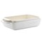 Crockpot Artisan 2.5 Quart and 3.5 Quart Rectangular Stoneware Bake Pan Set in Cream 136637.02R - alternate 1