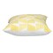 Homeroots 18" Yellow and White Geometric Cotton Throw Pillow With Embroidery 529273 - alternate 6