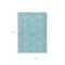 Homeroots 8' X 10' Teal Blue And Ivory Geometric Washable Indoor Outdoor Area Rug 612908 - alternate 9
