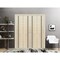 Sartodoors Sliding Closet Double Bi-fold Doors, Planum 0016 Natural Veneer and Aluminum Strips, Sturdy Tracks PLANUM0016DBF-SHP-96 x 80 (4* 24x80) - alternate 5