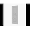 Sartodoors Sliding Closet Bi-fold Doors 56x80 inches White Solid Core Modern Interior ROYAL9855BF-EMAL-56 - alternate 3