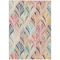 Homeroots 3' X 5' Orange Copper And Gold Geometric Washable Indoor Outdoor Area Rug 589236 - alternate 9