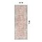 World Rug Gallery Vintage Distressed Machine Washable Runner Rug 2 ft 6 in x 10 ft Red 6034 RED2X10 - alternate 10