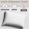 Lavish Home Brushed Microfiber Twin Sheet Set- 3 Piece Bed Linens-Fitted & Flat Sheets, Plus A Pillowcase, White 66-MF75S-T-WHT - alternate 6