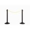 Us Weight ChainBoss Stanchion with 10 ft of Yellow Plastic Chain, SunShield UV Protection-Weighted Base, 2PK U2206YC - alternate 1