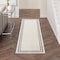 Homeroots 8' Ivory And Black Indoor Outdoor Runner Rug 545529 - alternate 9
